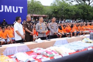 Dalam Waktu Lima Bulan Poldasu Bekuk 3168 Tersangka Narkoba