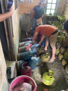 Lagi, Poldasu Tangkap Dua Pelaku Pengoplos Gas Elpiji Subsidi