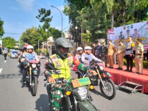 Forkopimda Lamongan Gelar Apel Pergeseran Pasukan Pengamanan Pemilu