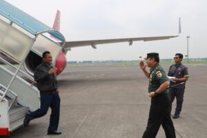 Pangdam V/Brawijaya Mayjen TNI Rafael Granada Sambut Kunker Pangkogabwilhan II