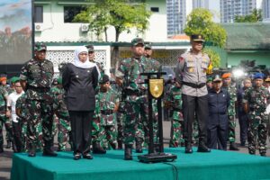 Apel Gelar Pasukan, Pangdam Brawijaya Pastikan Kesiapan Prajurit Jelang Pengamanan Pemilu