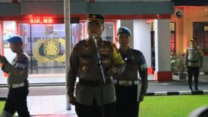 Kapolres Labuhanbatu Pimpin Apel Pergeseran Pasukan Pengamanan TPS