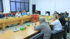Kapolres Labuhanbatu dan Forkopimda Zoom Meeting Hasil Pemilu 2024