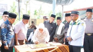 Plt Bupati Labuhanbatu Resmikan Masjid An Nurani di Panai Tengah