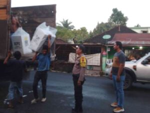 Polres Labuhanbatu Kawal Pengembalian Logistik ke Gudang KPU