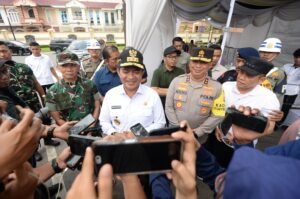 Tinjau Sejumlah TPS, Pj Gubsu Pastikan Sumut Kondusif