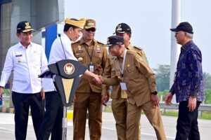 Bupati Asahan Dampingi Presiden Jokowi Resmikan Tol Tebingtinggi – Indrapura – Limapuluh – Kisaran