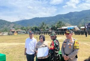 Bupati Bersama Kapolres Tanah Karo Hadiri Pembukaan TNI Manunggal Membangun Desa ke-119 Tahun 2024