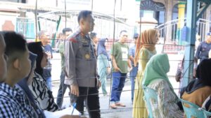 Pastikan Aman, Kapolres Labuhanbatu Tinjau Sejumlah TPS