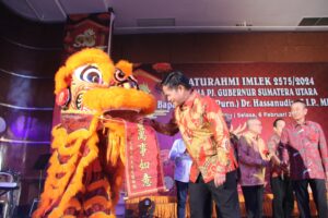 Sambut Tahun Baru Imlek 2575, Pj Gubsu Harap Masyarakat Semakin Harmonis Bangun Sumut