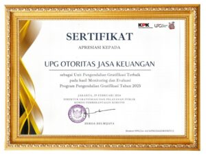 OJK Kembali Raih Dua Penghargaan Dari KPK