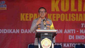 Kapoldasu Beri Kuliah Umum Bahaya Narkoba di Universitas Katolik Santo Thomas