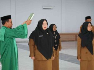 Wabup Lantik Pejabat Administrator dan Pengawas Pemkab Asahan