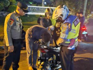 Cegah Kejahatan Jalanan, Polsek Medan Tuntungan Gelar Razia