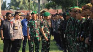 Persiapan Kunjungan Presiden, Forkopimda Labuhanbatu Apel Gelar Pasukan
