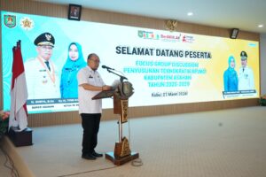 Sekdakab Asahan Buka FGD Penyusunan Teknokratik RPJMD