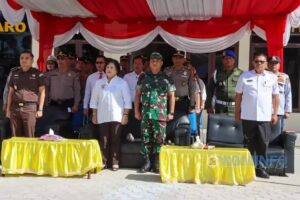 Bupati Hadiri Apel Gelar Pasukan Ops Keselamatan Toba 2024 Polres Tanah Karo