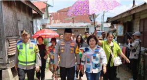 Bupati Karo Dampingi Kapolda Cek Pembangunan Masjid Al-Falah Sukanalu