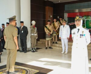 Aulia Rachman Pimpin Upacara Peringatan Hari Otda ke-28 Kota Medan
