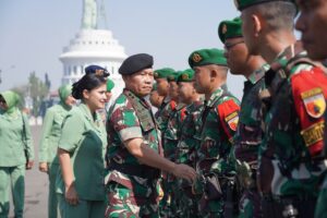 Dangartap III/Surabaya Kirim Pasukan Yonzipur 5/ABW ke Kalimantan Barat