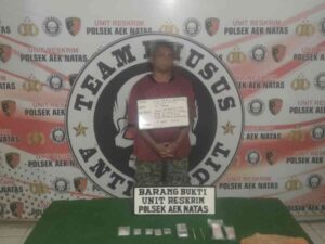 Edarkan Sabu, Warga Labura Ditangkap Polsek Aek Natas