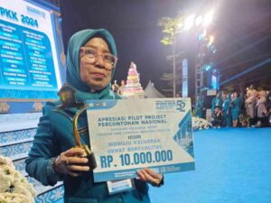TP PKK Asahan Juara 1 Desa Tanggap dan Tangguh Bencana Peduli Keluarga Berkualitas