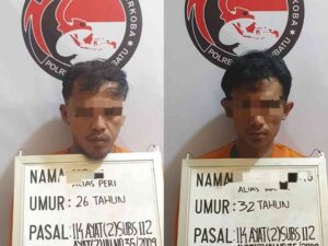 Dua Pengedar Sabu Ditangkap Satresnarkoba Polres Labuhanbatu