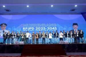 Bupati Karo Hadiri Musrenbang RPJPD Sumut 2025-2045
