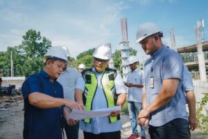 Pj Sekda Medan Topan OP Ginting Tinjau Proyek Pembangunan Gedung Kolaborasi UMKM Square