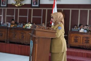Plt Bupati Labuhanbatu Sampaikan Nota Pengantar Ranperda RPJPD