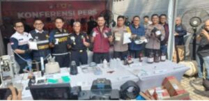 Bareskrim Polri dan Poldsu Gerebek Home Industry Ekstasi di Medan Area