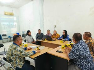 Plt Kadis Kominfo Labuhanbatu Terima Kunjungan Tim Evaluasi Diskominfo Provsu