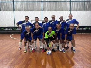 Uji Coba, Tim Futsal PWI Sumut Menang atas Tim Perumda Tirtanadi