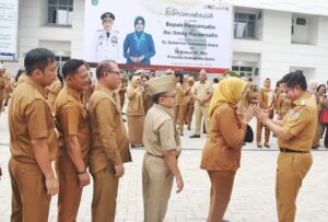 Pimpin Apel Terakhir, Hassanudin Pamitan Bersama ASN dan Staf Pemprovsu