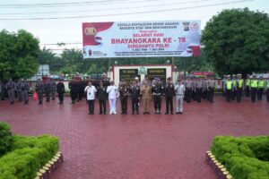 Bupati Asahan Hadiri Peringatan HUT Ke-78 Bhayangkara