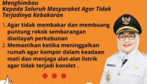 Cuaca Ekstrem di Labuhanbatu, Plt Bupati Imbau Masyarakat Antisipasi Kebakaran