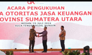 Khoirul Muttaqien Resmi Dikukuhkan Sebagai Kepala OJK Sumut