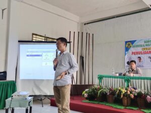 Beri Kuliah Umum, Ketua PWI Labuhanbatu Ingatkan Mahasiswa Bijak Bermedsos