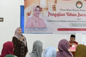 Ikuti Pengajian Tahun Baru Islam, Pembina DWP Sumut Tyas Fatoni Sebut Dua Hal Penting dalam Kehidupan