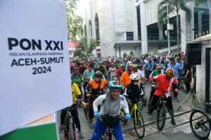 Gelar Funbike, PB PON dan DPRD Sumut Sosialisasikan PON XXI