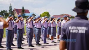 65 Calon Paskibra Karo Ikuti Pemusatan Diklat
