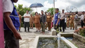 Kunjungi Lokasi Banjir di Barusjahe, Bupati Karo Cek Ketersediaan Air