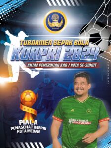 Perebutkan Piala Bobby Nasution, 28 Tim Ikut Turnamen Sepakbola Korpri Antar Pemkab/Pemko se-Sumut 2024