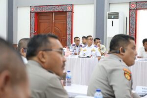 Persiapan Pengamanan Closing Ceremony PON di Stadion Utama Sport Center, Poldasu Bersama Dishub Sumut dan Satpol PP Gelar Rakor