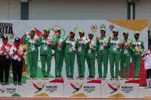 Drumband Sumut Raih Emas Nomor LBJP 400 Meter Putri