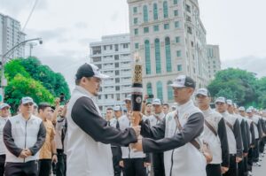 Terima Api PON, Bobby Nasution Tegaskan Medan Siap Sukseskan PON XXI Aceh-Sumut
