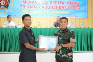 PWI dan Kodim 0209/Labuhanbatu Siap Tangkal Hoaks Pilkada 2024