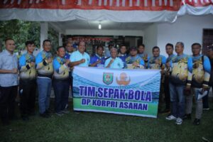 Bupati Asahan Hadiri Turnamen Sepakbola Trofi Penasehat Korpri Medan