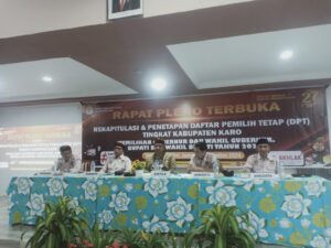 KPU: DPT Pilkada 2024 di Karo 299.600