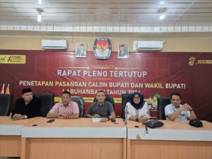 KPU Tetapkan Tiga Paslon Bupati-Wakil Bupati Labuhanbatu